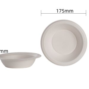 Sugarcane round plate